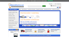 Desktop Screenshot of elmaterialelectrico.com