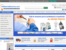 Tablet Screenshot of elmaterialelectrico.com